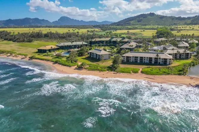 Pool Oceanview Room, 4 Star Beachfront Resort, King Bed, Lanai, Ac, Pool, Restaurant, Gym, Spa Lihue