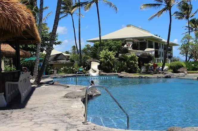 Appartement Pool Oceanview Room, 4 Star Beachfront Resort, King Bed, Lanai, Ac, Pool, Restaurant, Gym, Spa Lihue