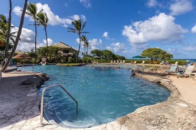 Pool Oceanview Room, 4 Star Beachfront Resort, King Bed, Lanai, Ac, Pool, Restaurant, Gym, Spa Lihue États-Unis