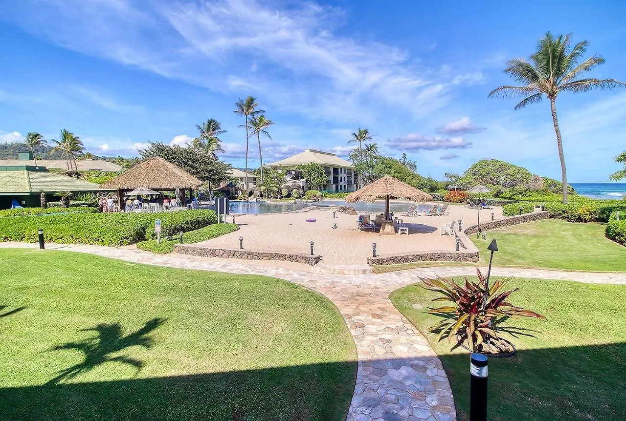 Pool Oceanview Room, 4 Star Beachfront Resort, King Bed, Lanai, Ac, Pool, Restaurant, Gym, Spa Lihue Appartement