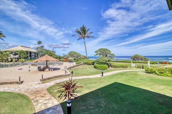 Pool Oceanview Room, 4 Star Beachfront Resort, King Bed, Lanai, Ac, Pool, Restaurant, Gym, Spa Lihue Appartement