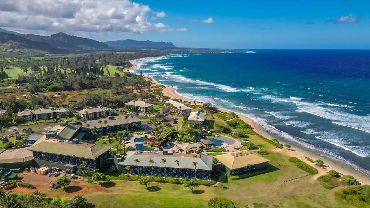 Pool Oceanview Room, 4 Star Beachfront Resort, King Bed, Lanai, Ac, Pool, Restaurant, Gym, Spa Lihue Appartement