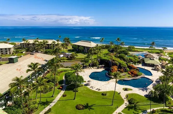 Appartement Pool Oceanview Room, 4 Star Beachfront Resort, King Bed, Lanai, Ac, Pool, Restaurant, Gym, Spa Lihue